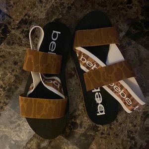 Bebe size 8 sandals